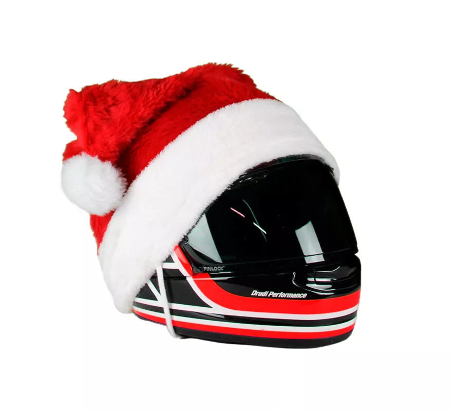 Translation missing: fr.Gorro de Papá Noel Navidad para Cascos de Moto con sujeción
