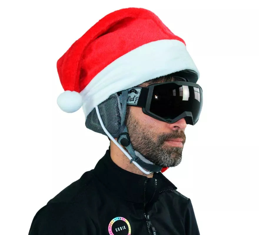 Translation missing: fr.Gorro de Papá Noel para Cascos de Bicicleta, Esquí y más