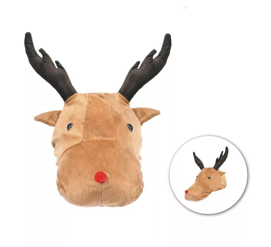 Translation missing: fr.Gorro de Peluche Reno con cuernos