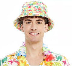 Chapeau de pêcheur fleuri