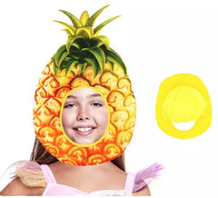 Chapeau ananas avec feuilles