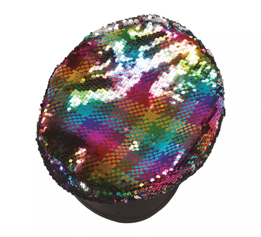 Translation missing: fr.Gorro de Policía de Lentejuelas Multicolor para mujer