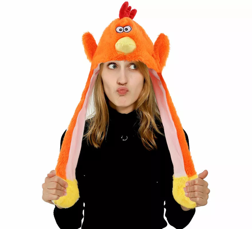 Translation missing: fr.Gorro de Pollo con Oreja Móviles y Luz