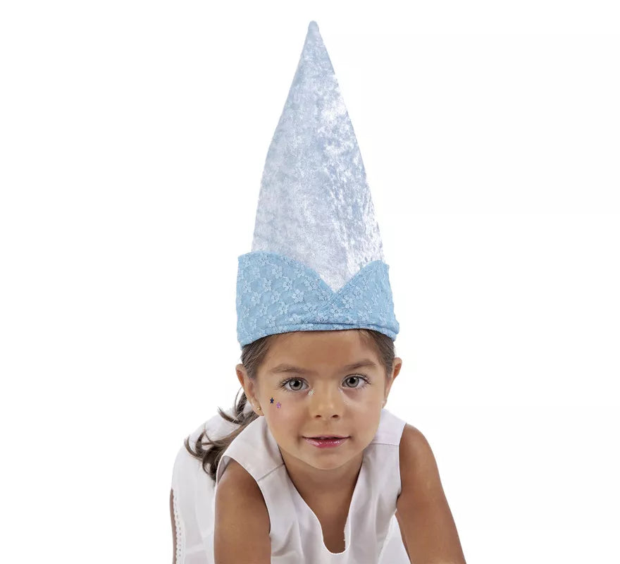 Translation missing: fr.Gorro de Princesa Azul Infantil
