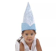 Bonnet de princesse bleu pour enfant