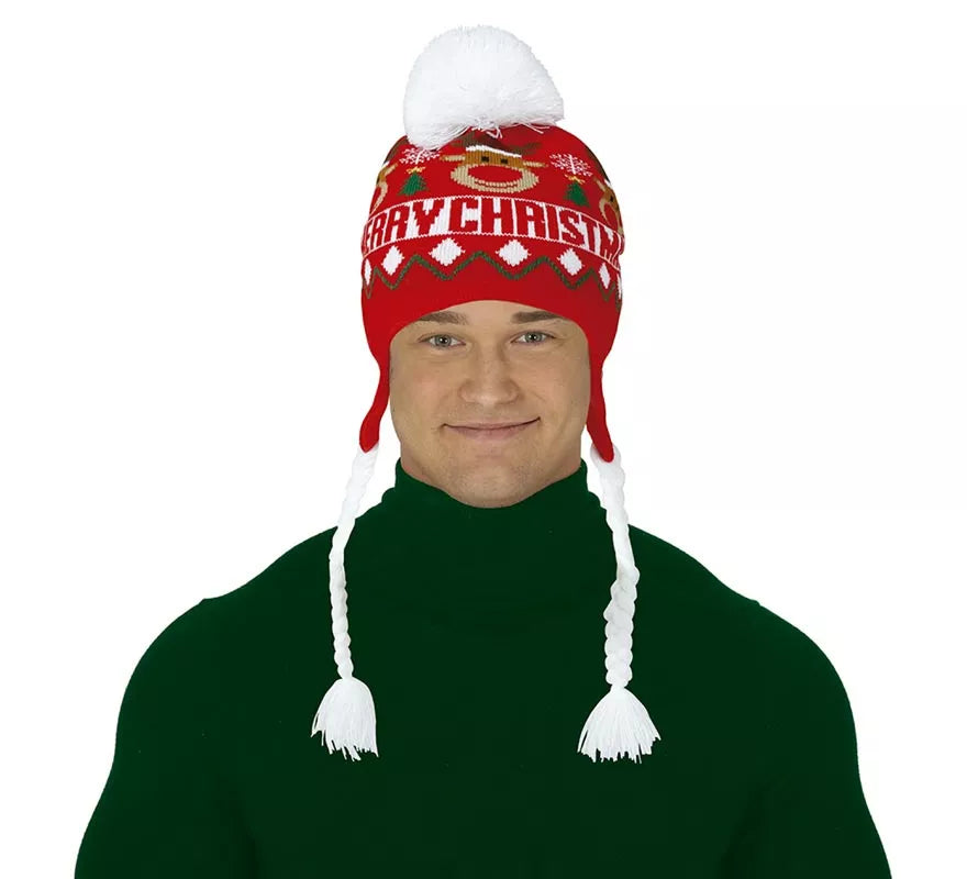 Translation missing: fr.Gorro de Reno con Trenzas