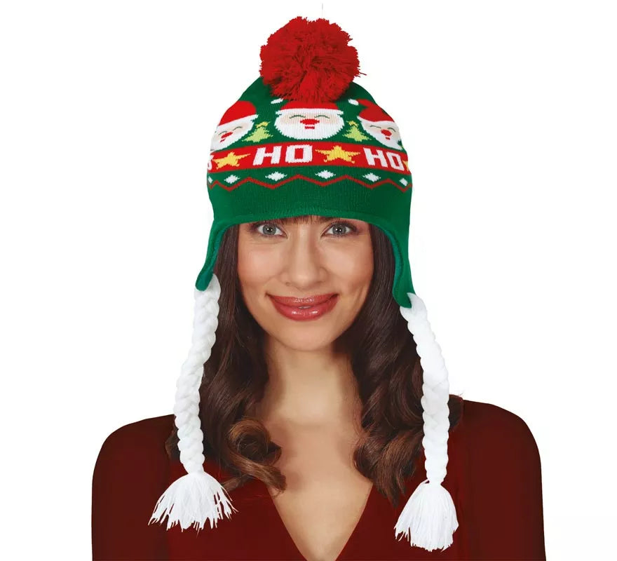 Translation missing: fr.Gorro de Santa Claus con Trenzas