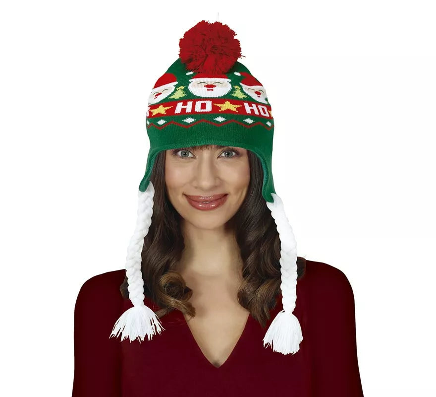 Translation missing: fr.Gorro de Santa Claus con Trenzas