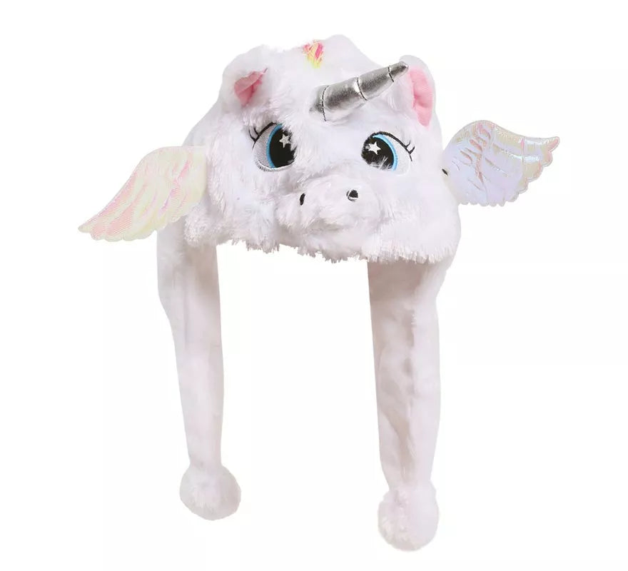 Translation missing: fr.Gorro de Unicornio Blanco con alas