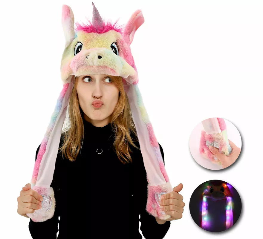 Translation missing: fr.Gorro de Unicornio con Oreja Móviles y Luz