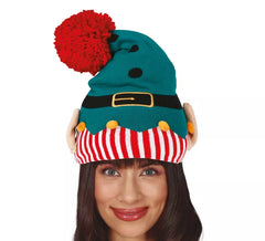 Chapeau d'elfe à pompon