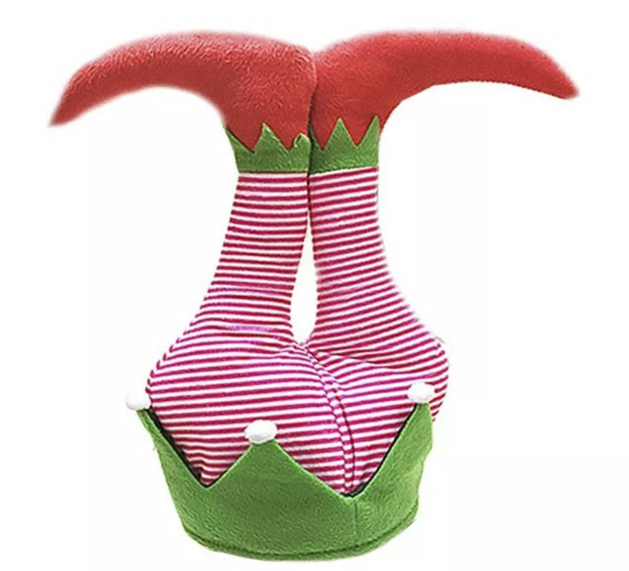 Translation missing: fr.Gorro Foam Piernas Elfo Ayudante de Papá Noel de 46 cm
