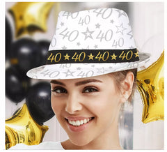Casquette Gangster Blanche 40 Ans