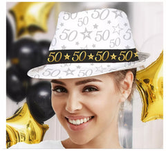 Casquette Gangster Blanche 50 Ans