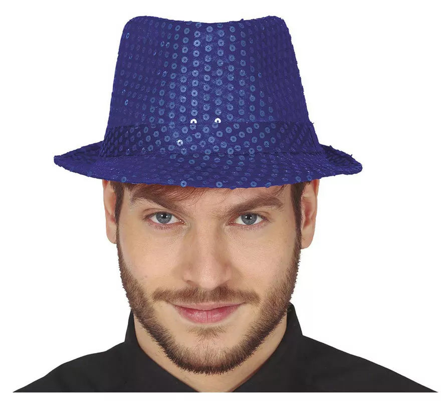 Gorro Gángster Clásico con Lentejuelas en varios colores