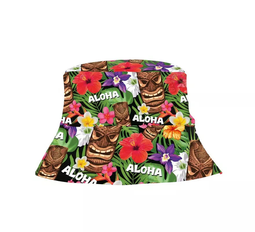 Translation missing: fr.Gorro Hawaiano Aloha Floral adulto
