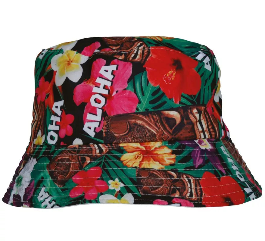 Translation missing: fr.Gorro Hawaiano Aloha Floral adulto