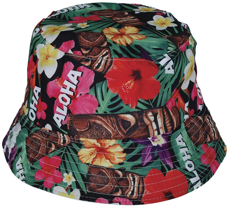Translation missing: fr.Gorro Hawaiano Aloha Floral adulto