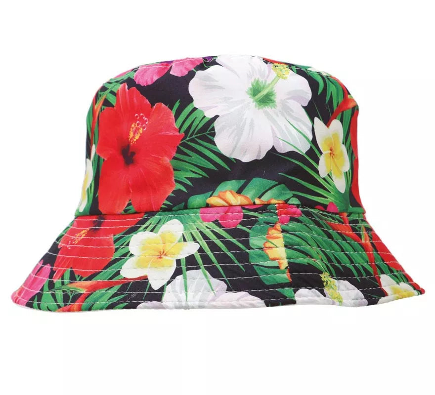 Translation missing: fr.Gorro Hawaiano Flores Tropical adulto