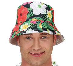 Chapeau Hawaïen Fleurs Tropicales Adultes