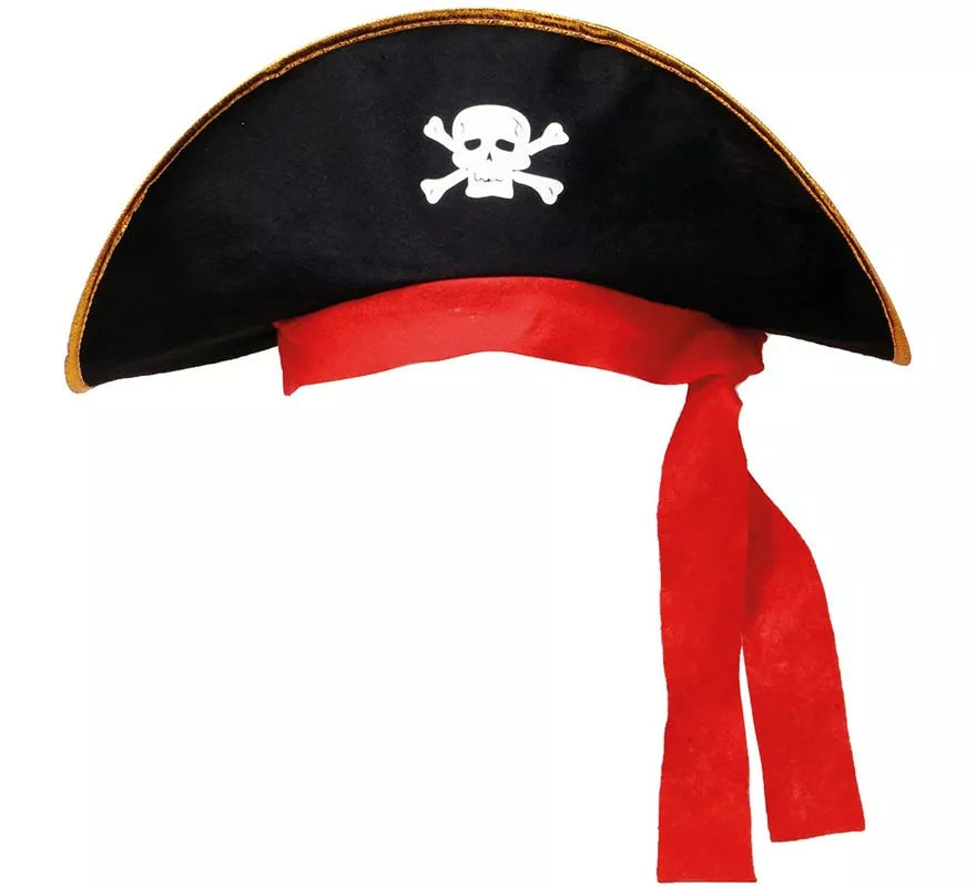 Translation missing: fr.Gorro o Sombrero de Pirata negro con Calavera