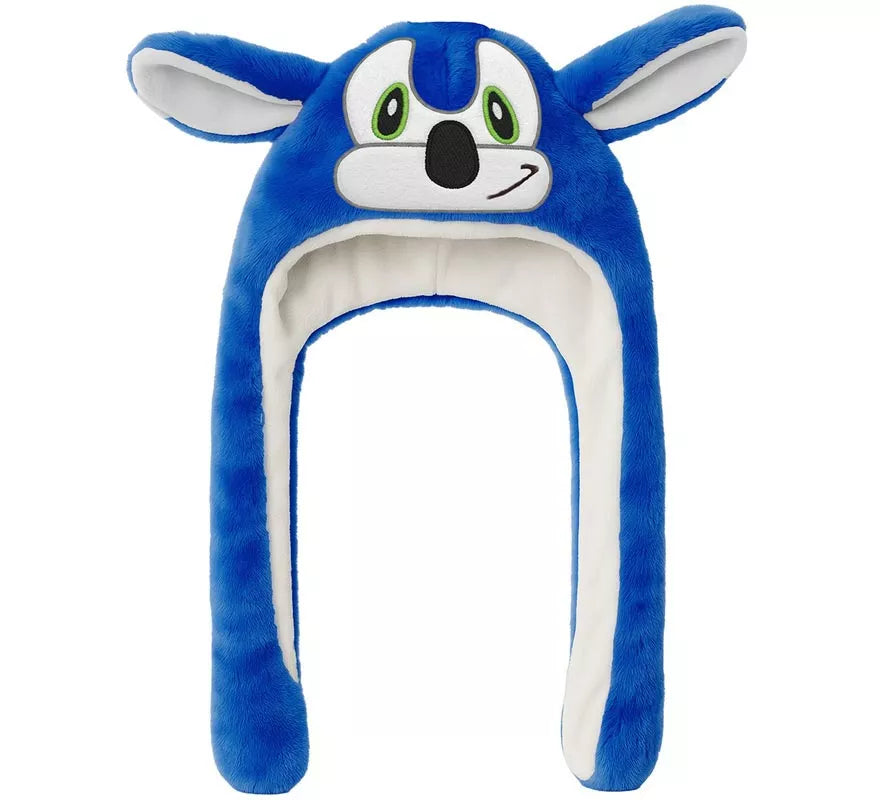 Translation missing: fr.Gorro Orejas Erizo azul con Movimiento y luz