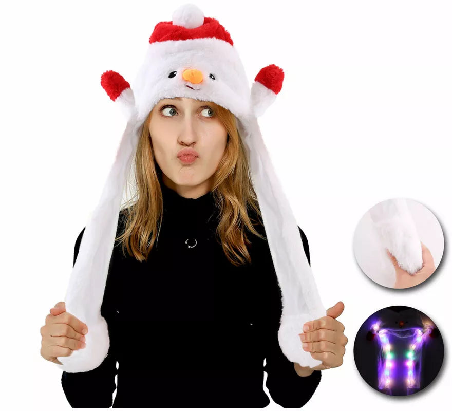 Translation missing: fr.Gorro Orejas Muñeco de nieve con luz y movimiento