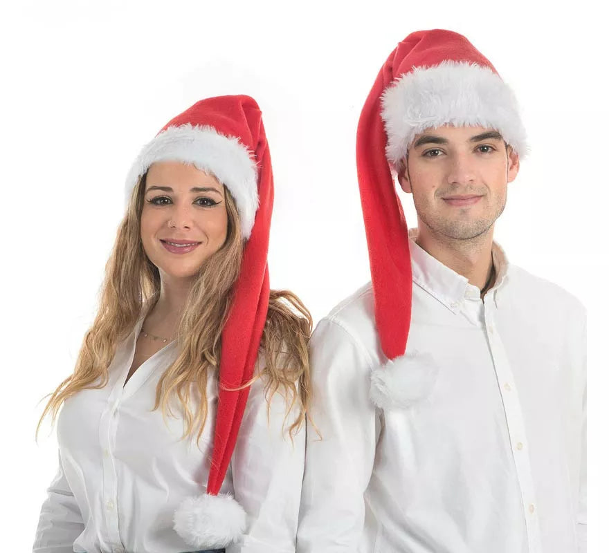 Gorro Papá Noel Extra Largo de 80 cm