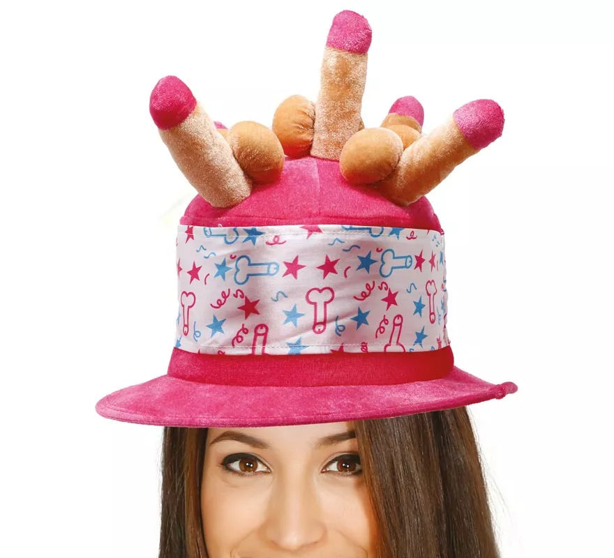 Gorro Pastel con Penes