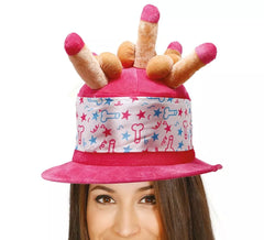 Chapeau pastel avec pénis