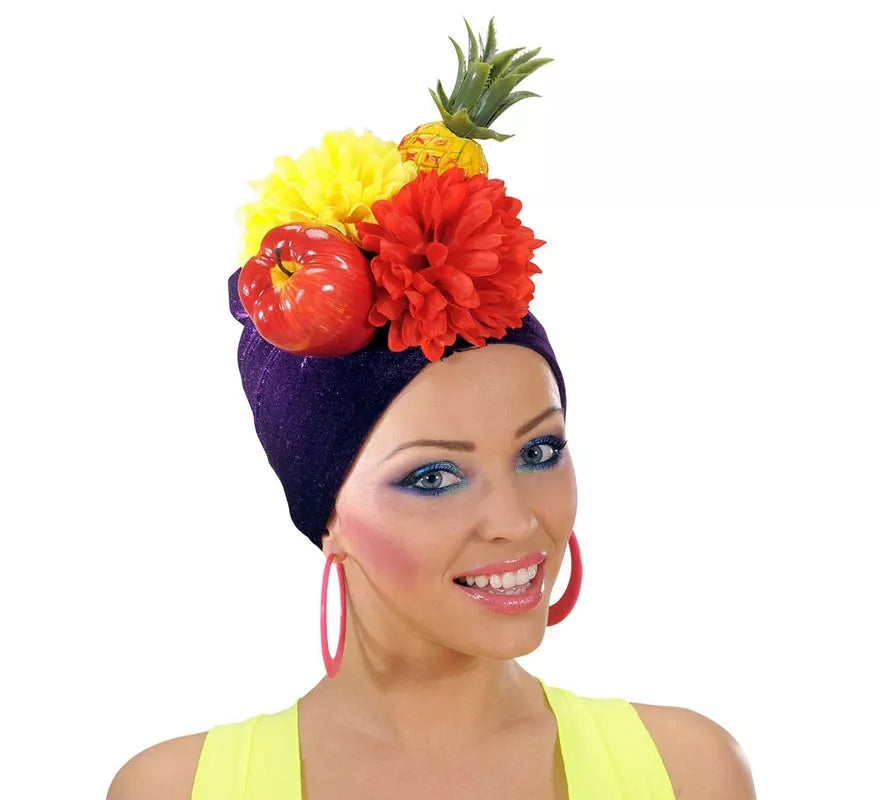 Translation missing: fr.Gorro Tropical con frutas y flores adulto