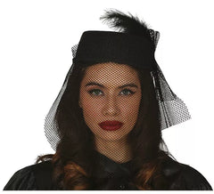 Chapeau et Veil Black Widow