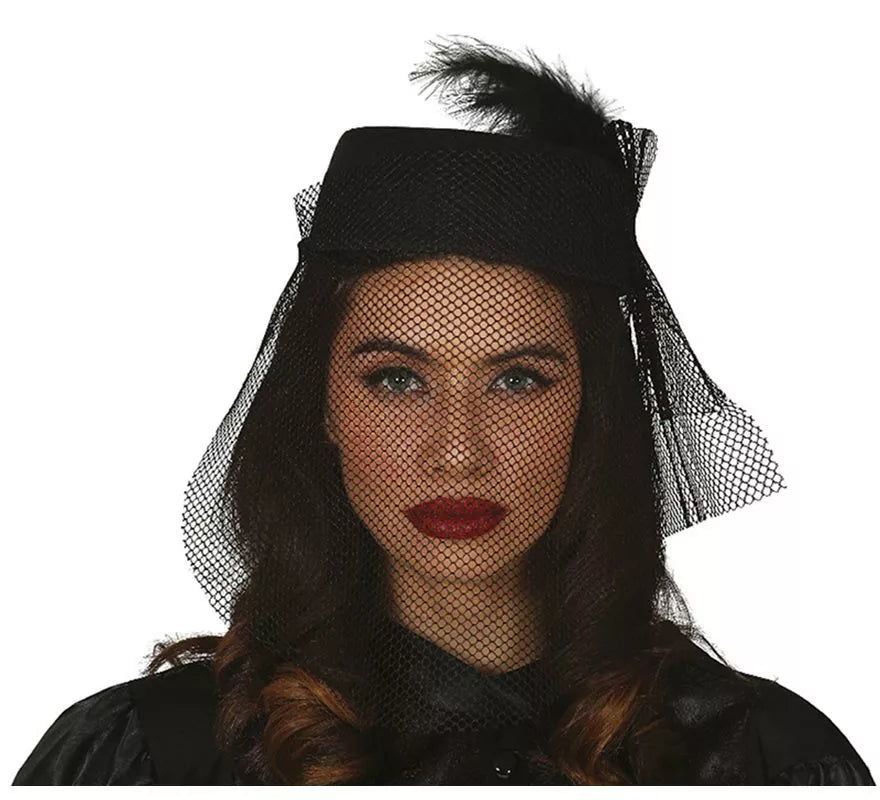 Translation missing: fr.Gorro y Velo de Viuda Negro