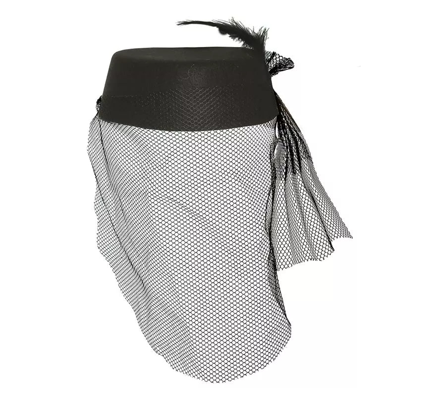 Translation missing: fr.Gorro y Velo de Viuda Negro