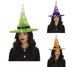 Chapeaux de sorcière assortis avec lumière