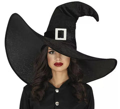 Chapeaux de sorcière noirs extra larges