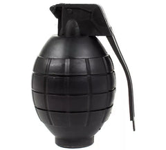 Grenade jouet noire avec lumière et son