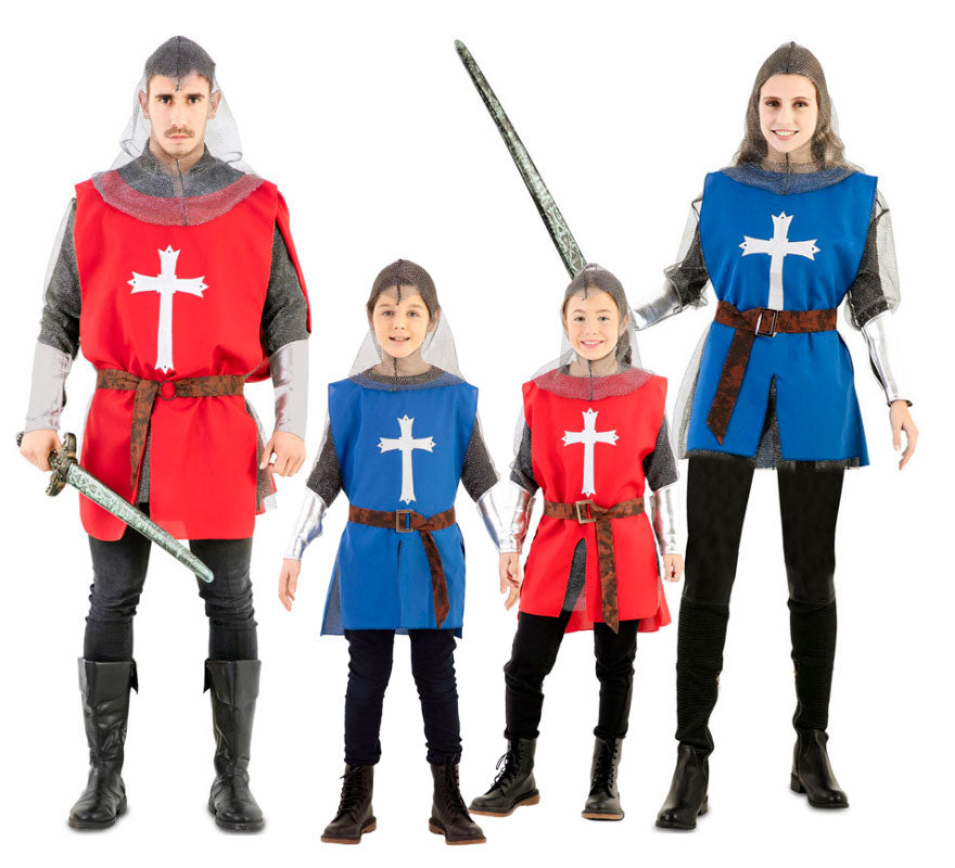 Groupe de croisés médiévaux