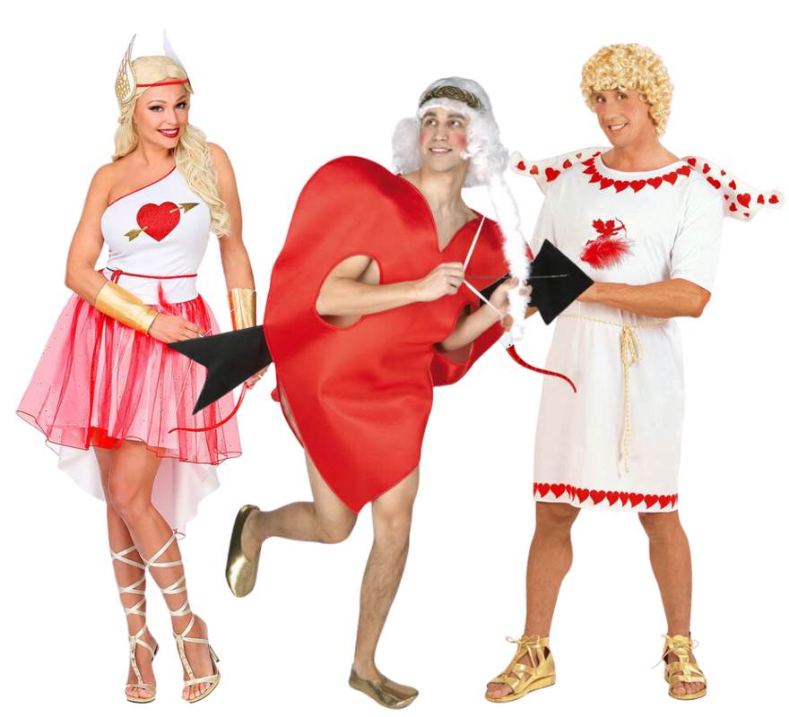 Groupe de Cupidons de la Saint-Valentin