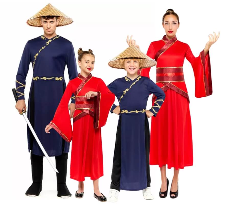 Groupe de guerriers chinois