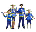 Grupo de marcianos azules