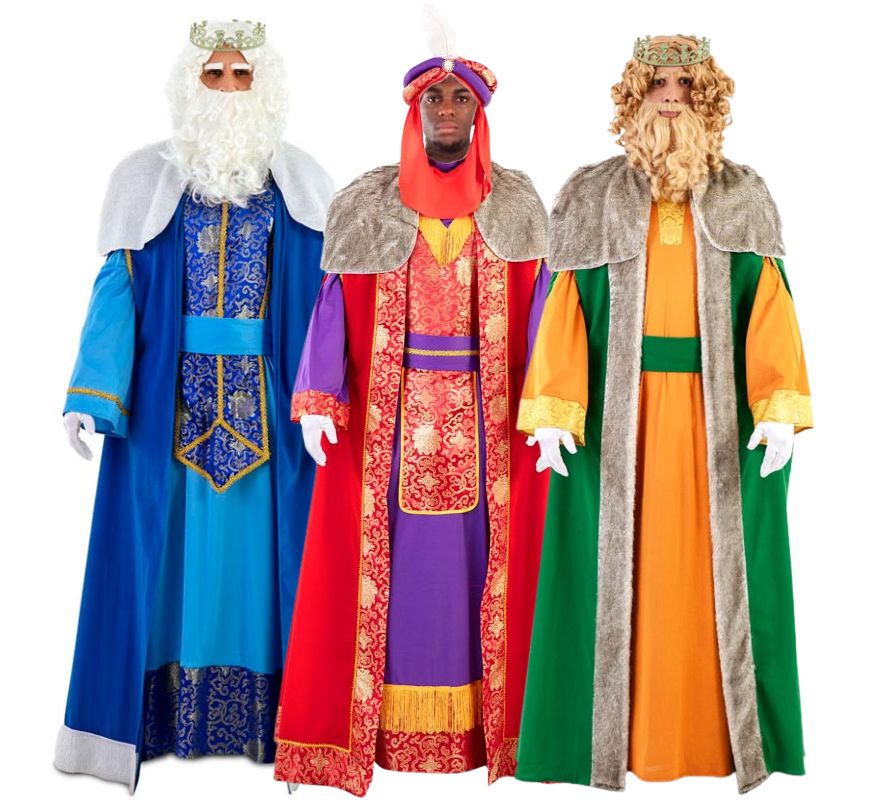 Groupe de Rois Mages élégants