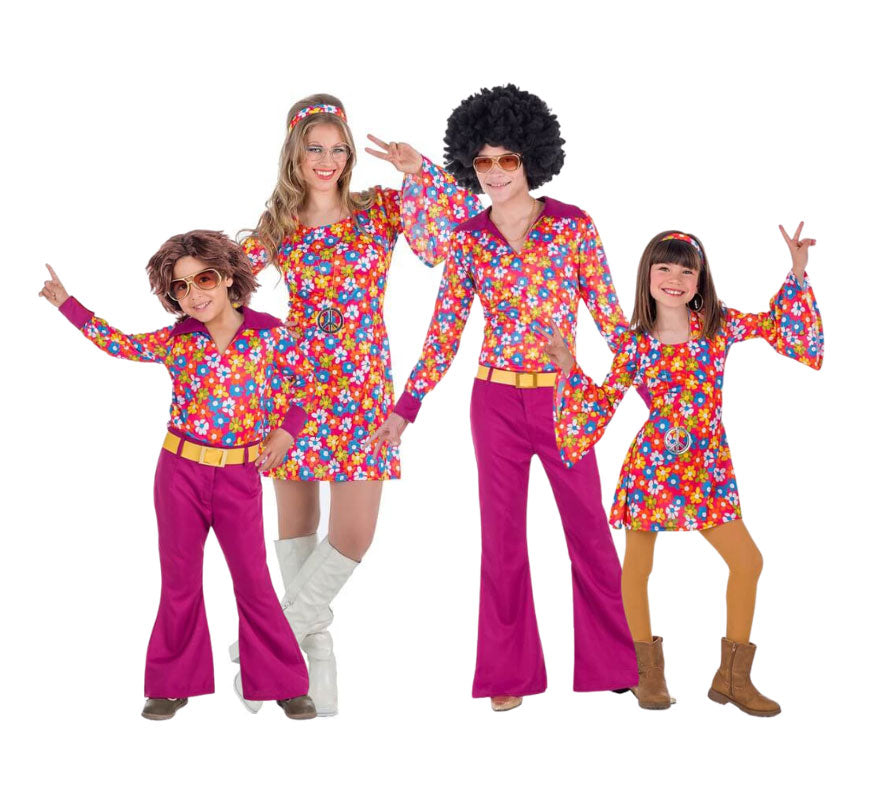 Translation missing: fr.Grupos de hippies estampado de flores