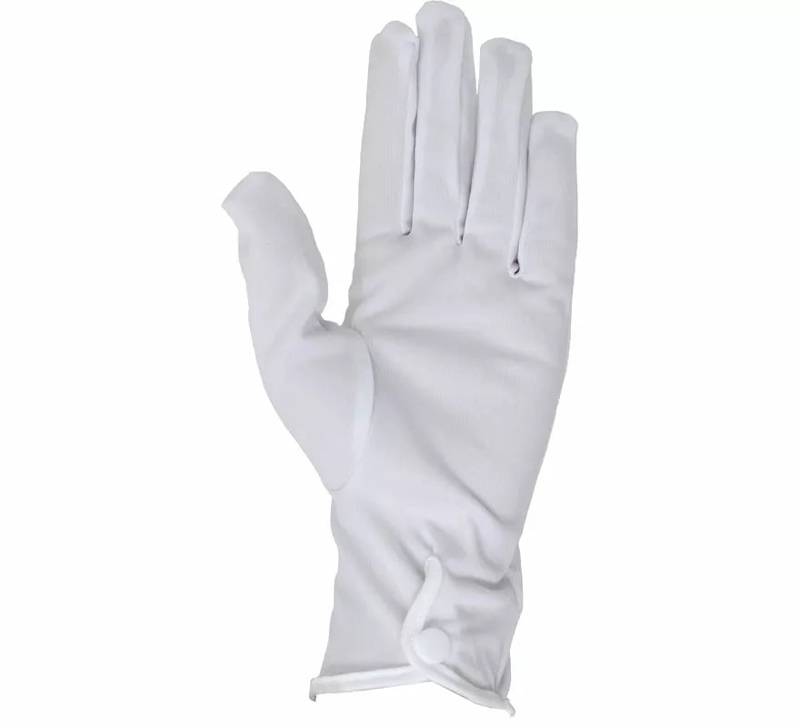 Translation missing: fr.Guantes con Botón blancos de 24 cm