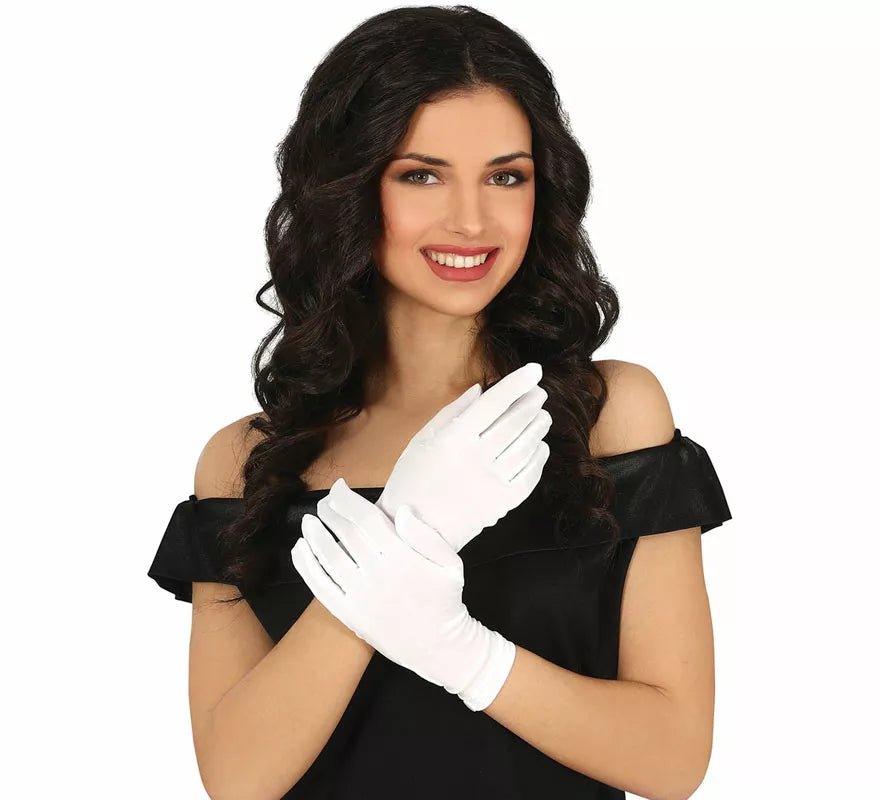 Translation missing: fr.Guantes con Botón blancos de 24 cm