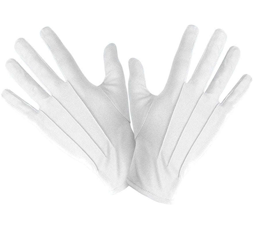 Translation missing: fr.Guantes Cortos blancos talla grande