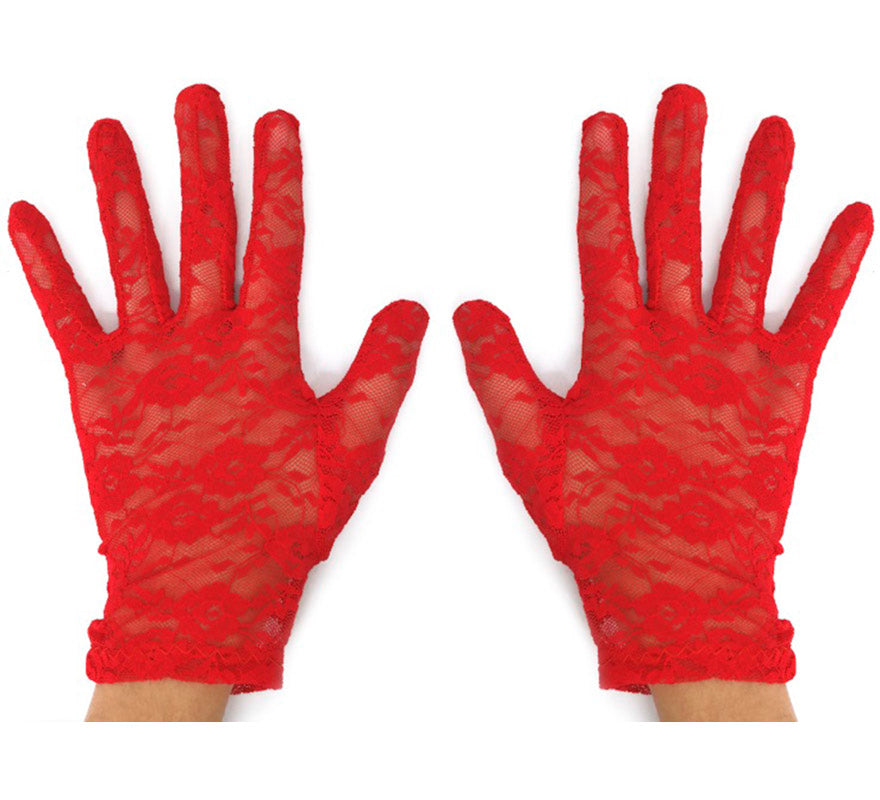 Translation missing: fr.Guantes Cortos de Encaje para adultos en varios colores