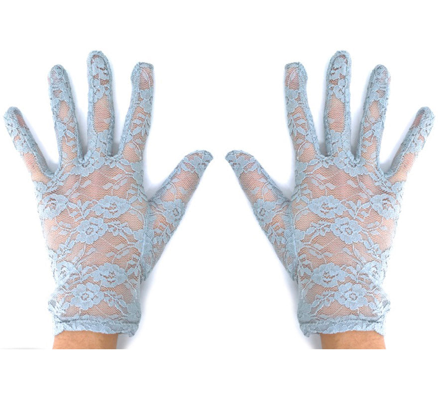 Guantes Cortos de Encaje para adultos en varios colores