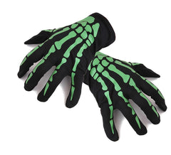Gants de Squelette Noirs