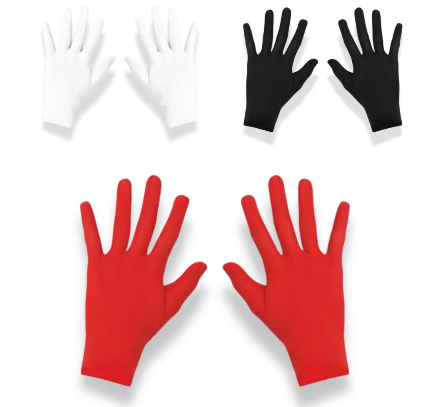 Guantes Cortos para Adulto en varios colores